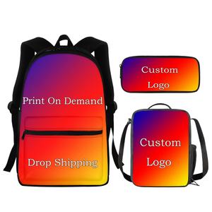 Étudiants toile <span class=keywords><strong>cartables</strong></span> galaxie espace planètes impression école sacs à dos pour adolescentes mignon <span class=keywords><strong>cartables</strong></span> enfants Mochila 3 ensembles - Product Image 6