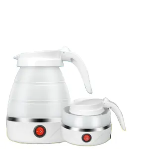 portable kitchen appliances Folding Electric Kettle Electrical Travel Hot Water Separable Power Cord Kettle Collapsible Elect