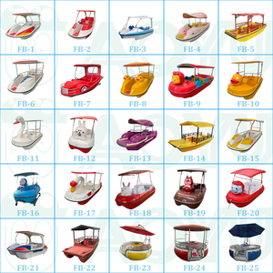 CEYU di alta qualità 4-persona motoscafo simpatico cartone animato pedalò barca con motore Paddle Foot per la pesca in laghi o mari - Product Image 3