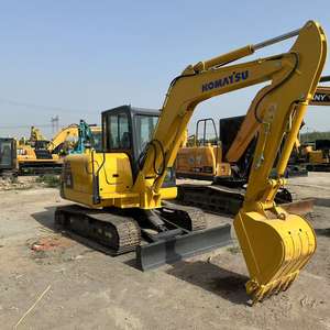 Excavadora Mini Komatsu PC56 al mejor precio, equipo usado de segunda mano a la venta, componentes básicos, rodamiento incluido - Product Image 1