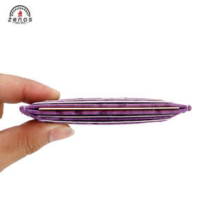 Tarjetero de Cuero PU con Diseño de Avestruz, Marca Zenos, Estilo Ejecutivo para Dama, con Protección RFID y Diseño Impreso, Personalizable con Logotipo - Product Image 6