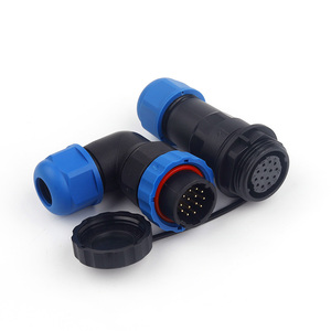 SPW20 الكوع IP68 1/<span class=keywords><strong>2</strong></span>/<span class=keywords><strong>3</strong></span>/4/5/6/7/9/10/دبوس جودة عالية ذكر/أنثى قابس الطيران ومقبس جو - Product Image 5