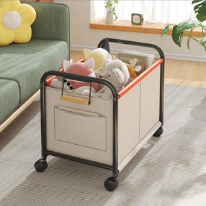 Thuis Multifunctioneel Opbergrek Met Wiel Wasmand Grote Capaciteit Removalabletoy Organizer Kar - Product Image 1