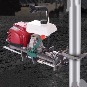 Perforatrice per tubi in acciaio a quattro tempi per trapano fotovoltaico con motore a benzina in vendita - Product Image 1