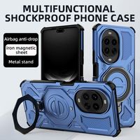 Étui magnétique anti-chute premium pour HUAWEI Nova 12 14 Pro Ultra avec béquille en métal