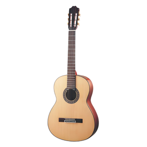 Guitarra Clásica Española KAPOK SC-15 de 39 Pulgadas con Tapa de Abeto Sólido Brillante, Fondo y Lados Laminados, 6 Cuerdas de Nylon - Product Image 1