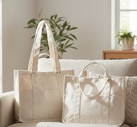 Sac en toile de coton personnalisé grande capacité, sac de shopping simple en toile pure, sac vierge pour sublimation à faible MOQ