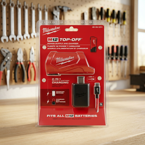 Fuente de Alimentación y Cargador Industrial M12 2 en 1, Carga de Batería y Dispositivos USB-C para Herramientas, Plástico, OEM - Product Image 3