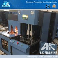 Máquina de Moldeo por Extrusión y Soplado Semiautomática de Múltiples Cavidades para Botellas de PET/PC/PE, Controlada por PLC, Alta Productividad