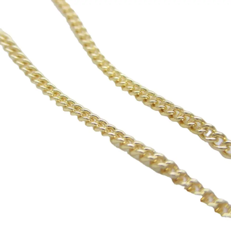 Wholesale 24K heavy gold plated Water Ripple chain for DIY necklace accessories