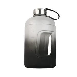 Nhà Máy Bán buôn tùy chỉnh một gallon BPA free 3.78l nước ấm đóng chai nước vui vẻ bình