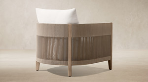 Ensemble de canapés d'extérieur en teck personnalisé, canapé de patio tressé en corde avec table basse, coussins imperméables, mobilier de salon de jardin et de terrasse - Product Image 3
