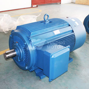 Moteur de ventilateur de compresseur d'air électrique asynchrone triphasé 50Hz AC à puissance nominale personnalisée 380V/660V, efficacité IE2, IP54/IP55 - Product Image 1