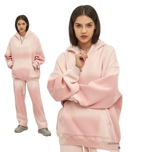 Sweat-shirt à capuche surdimensionné à épaules tombantes pour homme, de haute qualité, délavé à l'acide, effet décoloré par le soleil, survêtement, logo personnalisé, design personnalisé, hiver - Product Image 5