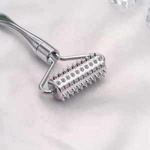 Rouleau de massage facial en métal, nouveau design, pour lifting cutané, anti-âge, barre de beauté - Product Image 2