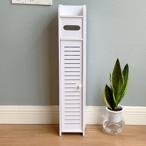 Mueble de Almacenamiento Móvil Moderno e Impermeable para Sala de Estar, con Cuatro Niveles, Multifuncional y Sostenible, de Plástico - Product Image 1
