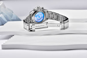 رولستيمي RT-137 ساعات رجالي جديدة ساعات فاخرة كوارتز ساعات رجالي للطيار ساعات رياضية 100M مقاومة للماء ساعة معصم جلدية للرجال - Product Image 5