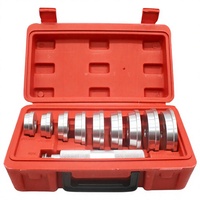 Lot de 3 clés à douille universelles rouges de 22 mm en acier à haute teneur en carbone pour capteur O2, outil de démontage automobile avec embout renforcé