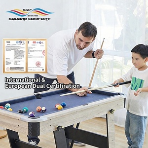 Table de <span class=keywords><strong>billard</strong></span> pliable S.Q.F Mini Slate, compacte, gain de place, accessoires, design portable, divertissement familial, jeu de snooker <span class=keywords><strong>8</strong></span> boules - Product Image 2