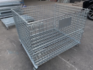 Cages à palettes en treillis d'acier empilables sur mesure Conteneur de stockage - Product Image 3