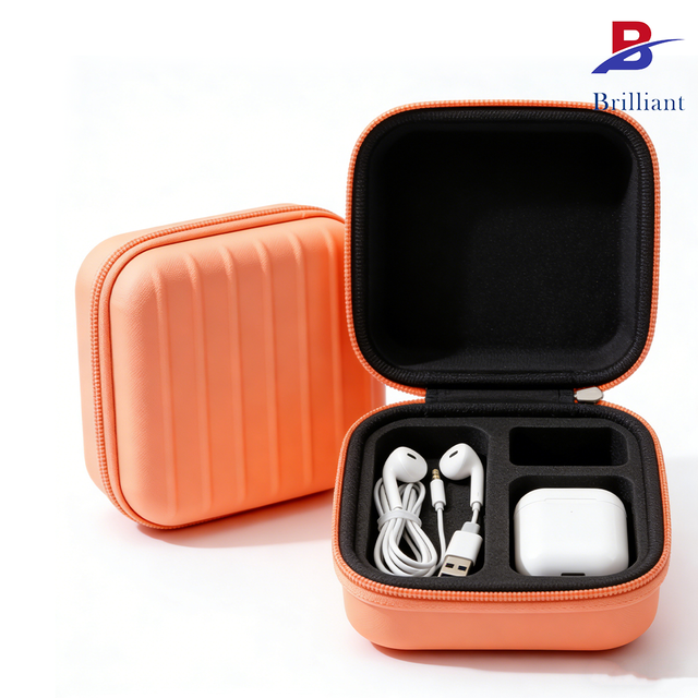 OEM Manufacturer Custom EVA Hard Shell Zipper Case Lightweight Waterproof Portable Durable for Data Cables Earphone Hard Discs