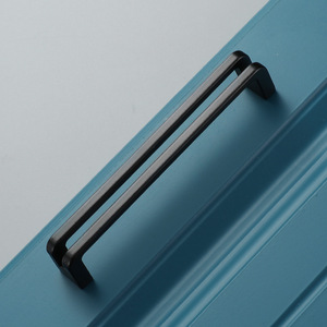 Minimalist Cabinet Handles Zinc Alloy Bar Shape Single Hole Drawer Pulls Durable Design - Product Image 4