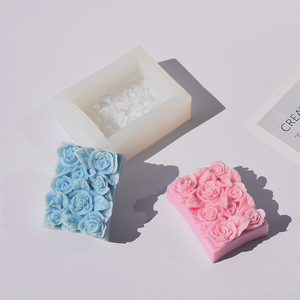 Molde de Silicone 3D Realista de Rosa com Design Floral em Relevo para Sabonetes Artesanais, Velas, Resina e Artesanato em Gesso - Product Image 3