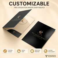 Lot de cartes de visite professionnelles personnalisées en feuille d'or, avec logo personnalisé, marquage à chaud, forme sur mesure, OEM