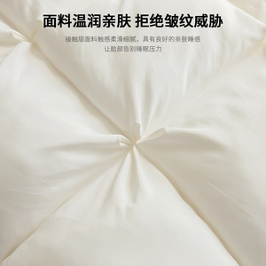 Cloud Shape <b>Neck</b> Support <b>Pillow</b> White Washable For Home Hotel Student Use - Product Image 4