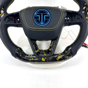 Volant de voiture en fibre de carbone forgée pour <span class=keywords><strong>Seat</strong></span> Cobra MK3 <span class=keywords><strong>Cupra</strong></span> Ateca 2015-2019, accessoires de voiture - Product Image 5