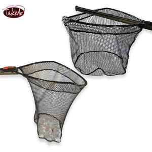 Style2 Offre Spéciale remplacement <span class=keywords><strong>carpe</strong></span> mouche filet <span class=keywords><strong>de</strong></span> pêche pliable pêche épuisette poignée en aluminium filets <span class=keywords><strong>de</strong></span> pêche en caoutchouc - Product Image 6