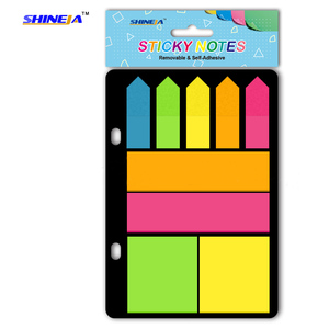 Good Quality Colorful Assorted Custom Sticky <strong>Notes</strong> Set with Black <strong>Card</strong> - Product Image 6