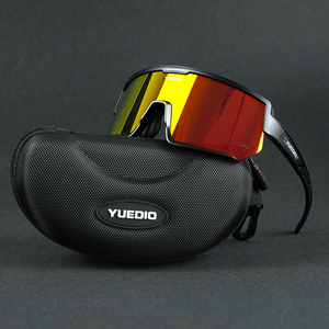 YUEDIO高品質TR90サイクリングサングラスZ87.1スポーツグラス（3種類のレンズ、度付きレンズ挿入可能） - Product Image 2