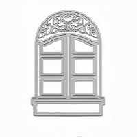 Fustelle in Metallo a Forma di Finestra per Creazione di Biglietti, Stampi per Scrapbooking e Forniture per Artigianato