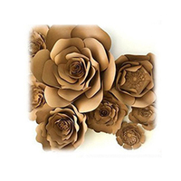 Boîte cadeau en papier kraft brun de qualité supérieure avec ruban pour les cadeaux de mariage et l'emballage en papier biodégradable durable