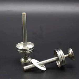 100% métal pompe ESD matériaux d'emballage verre solvant distributeur bouteille d'alcool belle 120ml carré presse à ongles bouteille en gros - Product Image 6