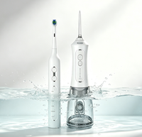 Brosse à dents électrique rotative en gros et irrigateur buccal portable IPX7 rechargeable pour adultes – Kit dentaire OEM