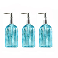 Bouteille de lavage corporel liquide HBC multifonctionnelle de 400ml pour désinfectant pour les mains en verre pour salle de bain bouteille de lotion