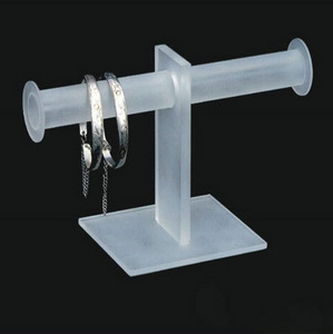 Tùy chỉnh <span class=keywords><strong>L</strong></span> hình dạng hoặc cong Acrylic quảng cáo bông tai chủ cho truy cập Bảng hiển thị hàng đầu đứng - Product Image 5