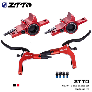 เบรกไฮดรอลิก <span class=keywords><strong>ZTTO</strong></span> MTB รุ่น V1 CNC คาลิปเปอร์แบบลูกสูบคู่ ด้านหน้าซ้าย ด้านหลังขวา พร้อมโรเตอร์ ระบบไฮดรอลิก รุ่น M6100 MT200 - Product Image 2