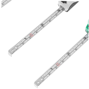 Mètre Ruban Promotionnel Portable Mini en Acier avec Porte-clés 1M, Mètre Ruban Cadeau Enveloppé de Caoutchouc PRT avec Logo Personnalisé - Product Image 3