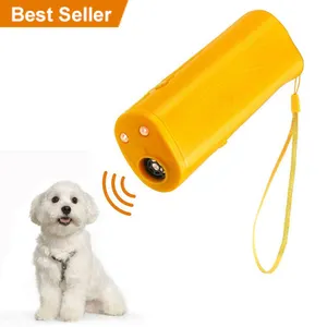 Xách Tay 3 Trong 1 Cầm Tay Di Động Điện Tử Dây Cảnh Báo Ngoài Trời Âm Thanh Siêu Âm Pet Dog Chaser Repeller Ngừng Chống Bark Điều Khiển