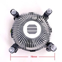 Ventiladores de Refrigeración Silenciosos PWM 4p Personalizados, Enfriador de Radiador para Computadora, Chip IC, CPU, Intel Socket LGA 775 115 1151 1155 1156 1200 1700