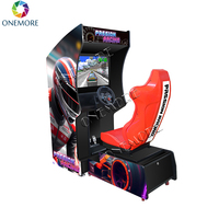 Machines de jeux vidéo simulateurs de voitures, jeux d'arcade classiques, jeux de course de voitures d'arcade, machine de jeu de course de voitures d'arcade