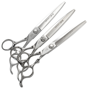 3pc belleza peluquería salón de pelo de hoja de tijeras de corte de tijeras conjunto - Product Image 1
