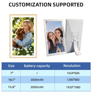 Cadre photo numérique WiFi 7/10,1/15,6 pouces avec lecteur vidéo cloud LCD et écran ABS, téléchargement gratuit, pour la maison et le bureau – Approvisionnement direct usine - Product Image 6