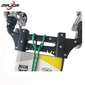 6 tekerlekli merdiven tırmanma römork alüminyum kayar kapı 80kg katlanır katlanabilir el çuval kamyon arabası arabası Trolly - Product Image 6