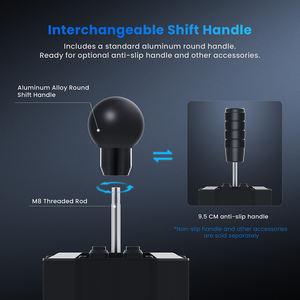 Simsonn HS Pro Shifter, le levier de vitesses de simulation de course à double mode H/SQ - pour une <span class=keywords><strong>construction</strong></span> métallique - Product Image 5