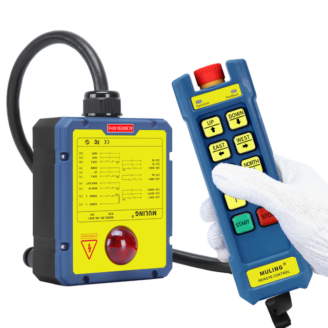 ML-K8D+ Industrial Wireless Remote Control Tower Crane Industrial Hoist Remote Control