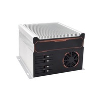 PC Industrial Intel de 14.ª Generación con 8 Puertos LAN PoE, Computadora Integrada Core I9 I7 I5 con 4 Discos Duros Intercambiables en Caliente, Alimentada por GPU de 300W para Computación